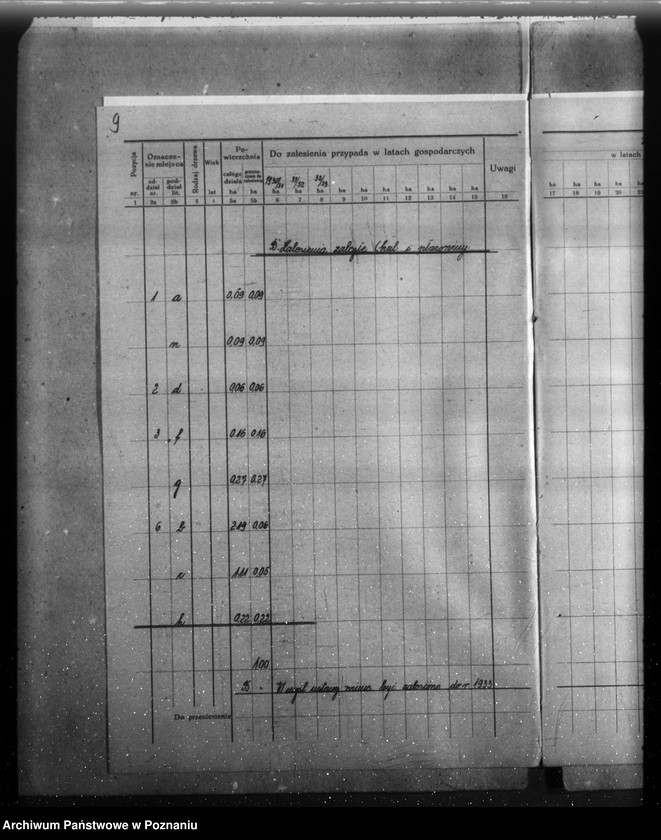 Obraz 13 z jednostki "Majątek Cieśle powiat grodziski /Nadzór nad gospodarką leśną/"