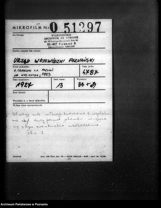 Obraz 17 z jednostki "H. Cegielski - T. A. Poznań nr woj. kotła 5953"