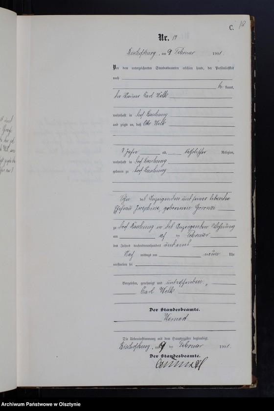 image.from.unit.number "Sterbe-Neben-Register Nr 1 - 134"