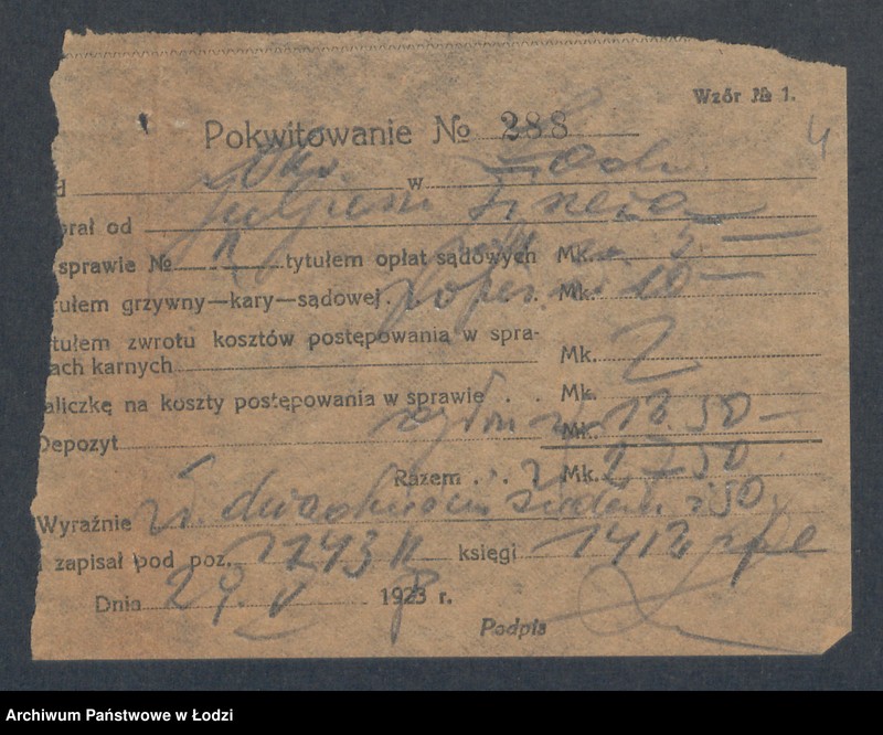 Obraz 6 z jednostki "Juliusz Fiszer – sklep kolonialno-spożywczy i wyrób tytoniowy"