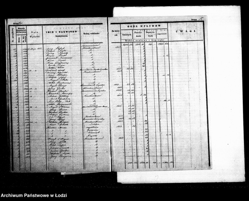 Obraz 12 z jednostki "Dziennik przychodu i wydatku kasy ekonomicznej m. Łodzi na r. 1853"