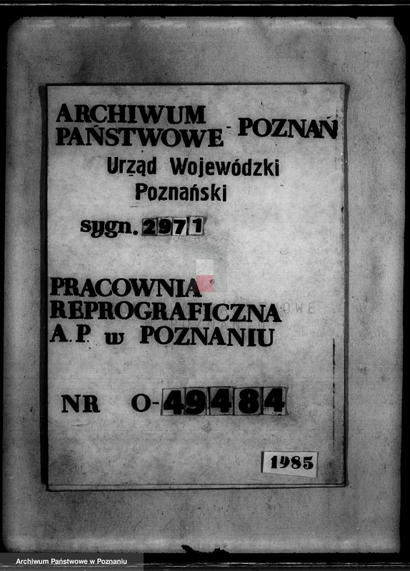 Obraz 1 z jednostki "Majątek Kosztowo powiatu wyrzyskiego wyłączenie z art. 5 ustawy o wykonaniu reformy rolnej"