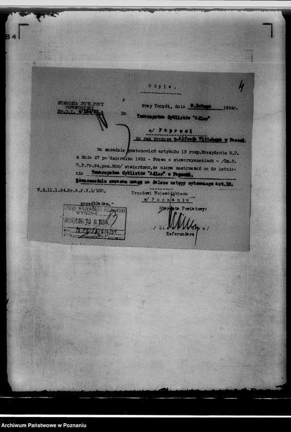 Obraz 8 z jednostki "/Towarzystwa Cyklistów, zgłoszenia działalności/"