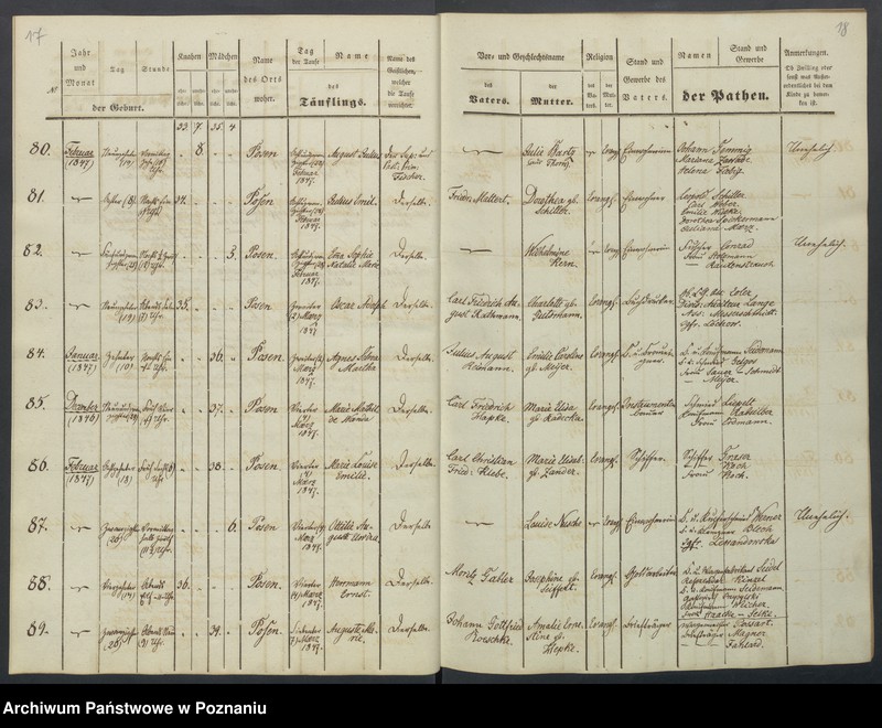 Obraz 12 z jednostki "[Akta urodzeń i chrztów, zapowiedzi i ślubów, zgonów i pogrzebów]"