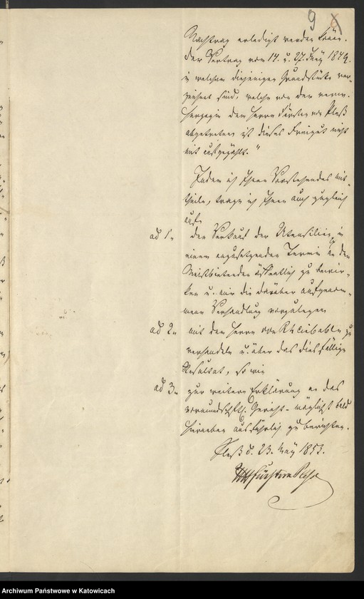 Obraz 12 z jednostki "Acta betr. die Correspondenz mit dem Königlichen Kreis Gericht zu Luckau und Verfügungen desselben, als obervormundschaftliche Behörde der Gräflich von Kleistschen Erben, in Betracht des verpachteten Gutes Mittel-Lazisk"