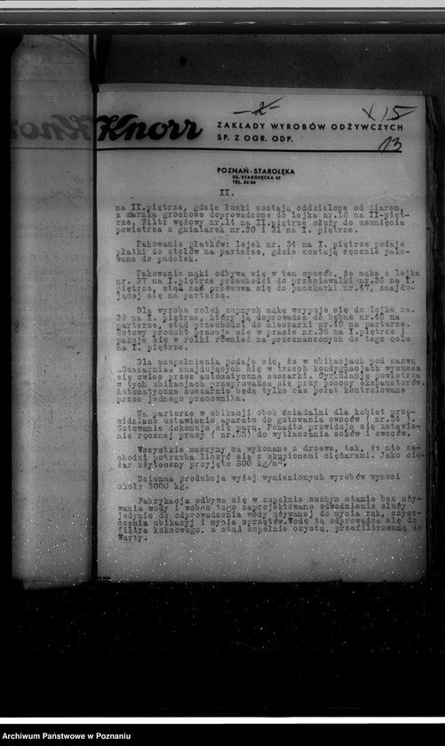 Obraz 18 z jednostki "/Sprawy wodne firmy "Knorr" ul. Starołęcka/"