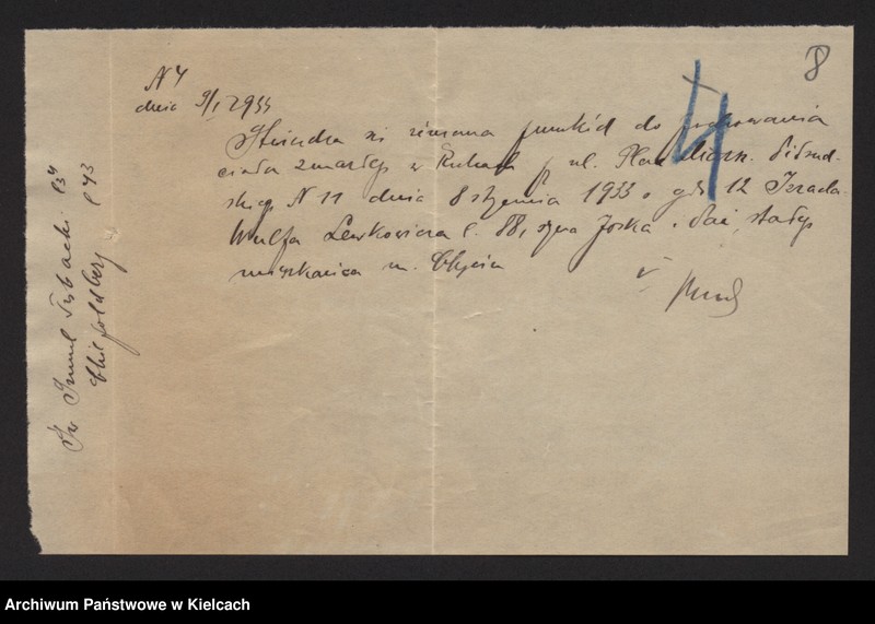 image.from.unit.number "Załączniki do akt zgonu Okręgu Bożniczego Kielce za rok 1933"