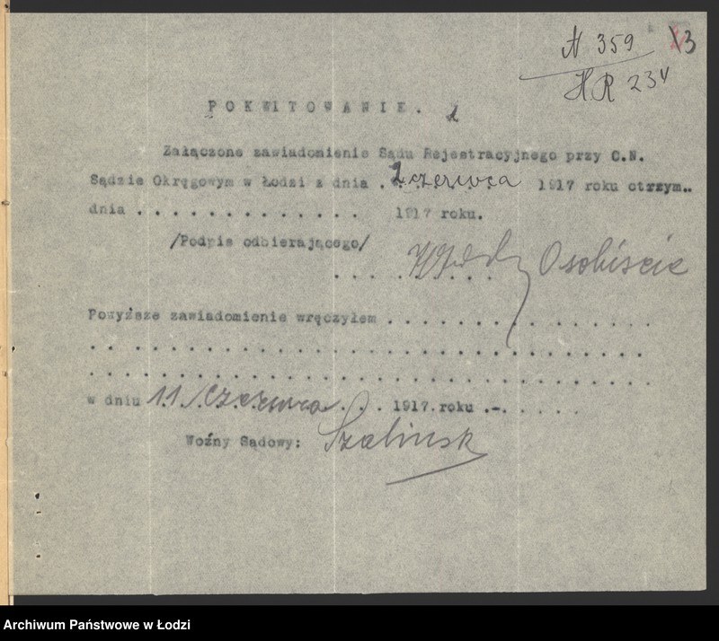 Obraz 5 z jednostki "Frieda Fetelsohn, Hirsz Judelowicz- fabryka towarów wełnianych"