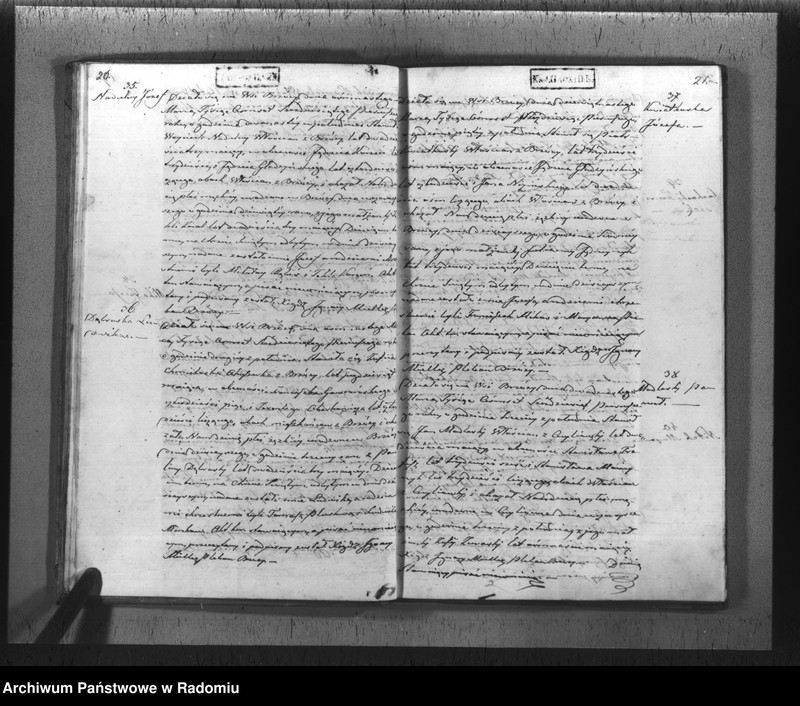 Obraz 13 z jednostki "[Akta stanu cywilnego wyznania rzymsko-katolickiego parafii Brzóza 1861]"