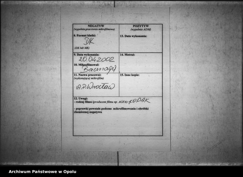 Obraz 3 z jednostki "Dokumentacja techniczna - budowa szkół w podopolskich miejscowościach, kanalizacja miasta, plan zagospodarowania przestrzennego pod ogród zoologiczny"