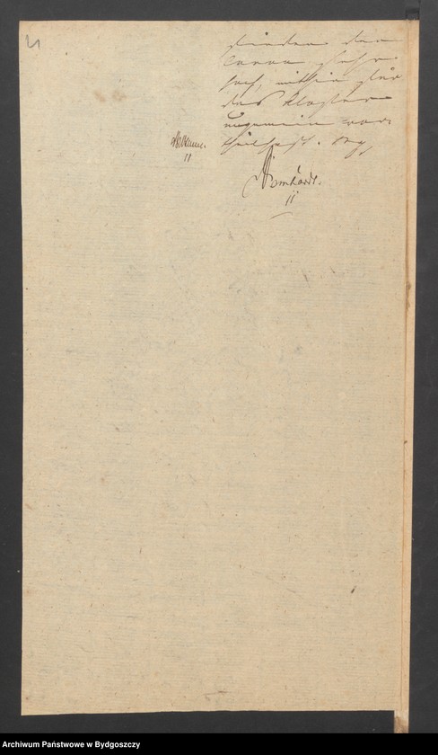 image.from.unit.number "Acta Camere von den Grundstücken des Bernhardiner Kloster zu Bromberg"