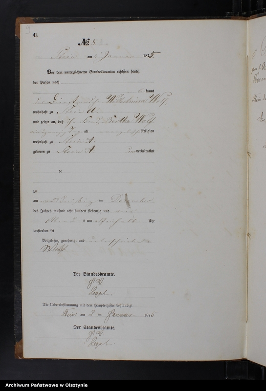 image.from.unit.number "Sterbe-Neben-Register Nr 1 - 8"
