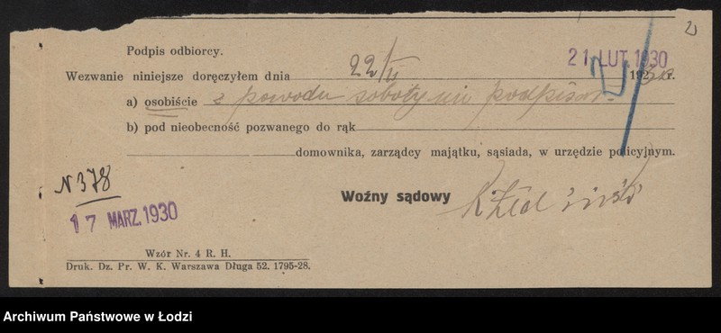 Obraz 4 z jednostki "Rachmil Cynamon- sprzedaż cielęciny"