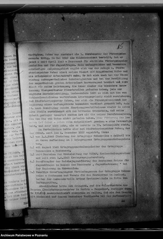 Obraz 19 z jednostki "Abordnung und Versetzung der Beamten"