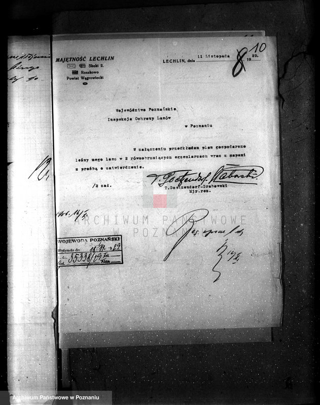 image.from.unit.number "Majętność leśna Lechlin powiat wągrowiecki"
