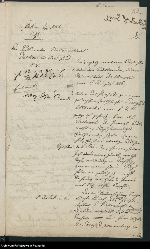 Obraz 15 z jednostki "A. betr. Miecislaus Dzikowski, Literat aus Dresden"