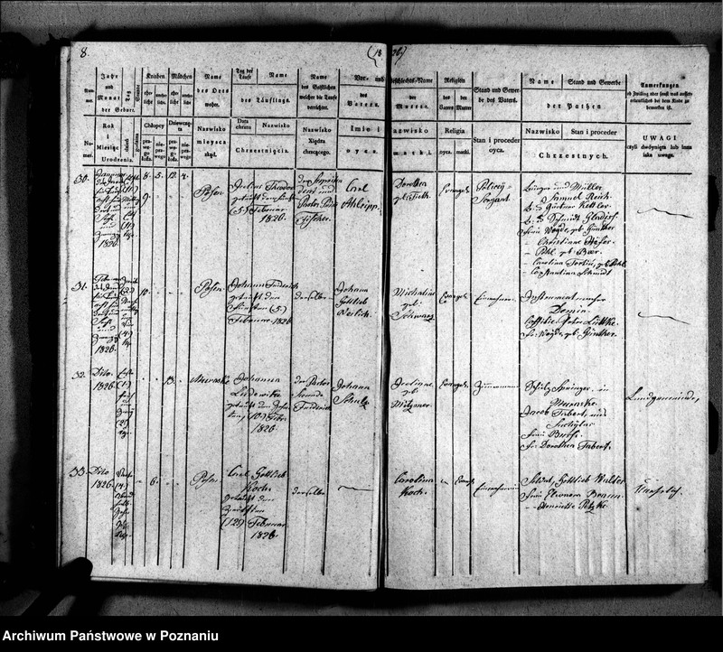 image.from.unit.number "Duplikat der Getauften, Getrauten, Verstorbenen"