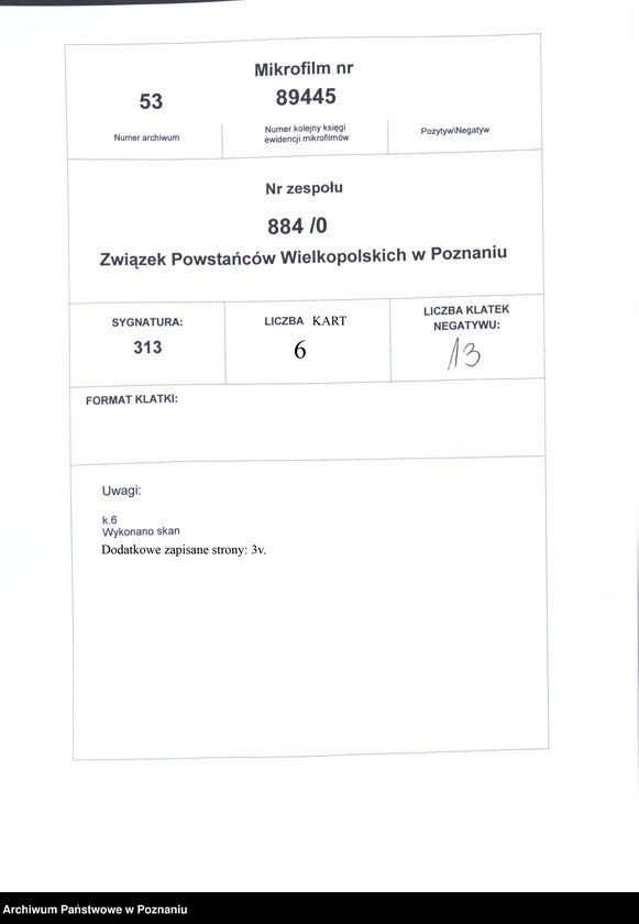 Obraz 12 z jednostki "Radojewo, powiat Poznań - akta koła."