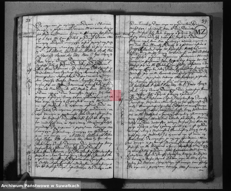 image.from.unit.number "Akta urodzonych gminy seyneńskiej od 1-go maja 1809 r."