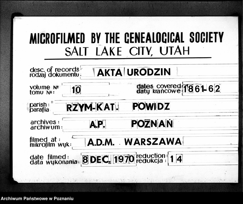 Obraz 13 z jednostki "Duplikat baptisatorum"