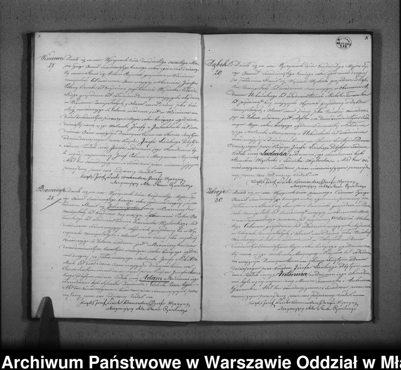 image.from.unit.number "Akta urodzeń, małżeństw i zgonów"