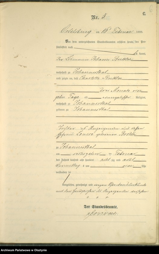 image.from.unit.number "Sterbe-Haupt-Register Nr 1 - 75"