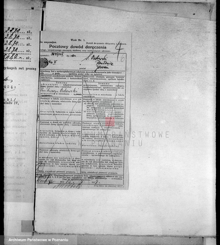 Obraz 10 z jednostki "Kaucje dzierżawne majętności Pawłowice"