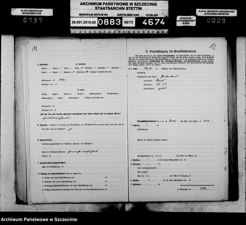 image.from.unit.number "Besitzfestigung des Grundstücks des Stellmachers Ludwig Hirsch in Wierschutzin Kreis Lauenburg"