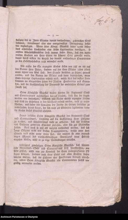 image.from.unit.number "Acta generalia und SpecialiaDie Copulation angehende Sachen (Circular-Verordnungen, Anweisungen)"