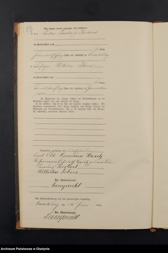 image.from.unit.number "Heiraths-Neben-Register Nr 1 - 13"