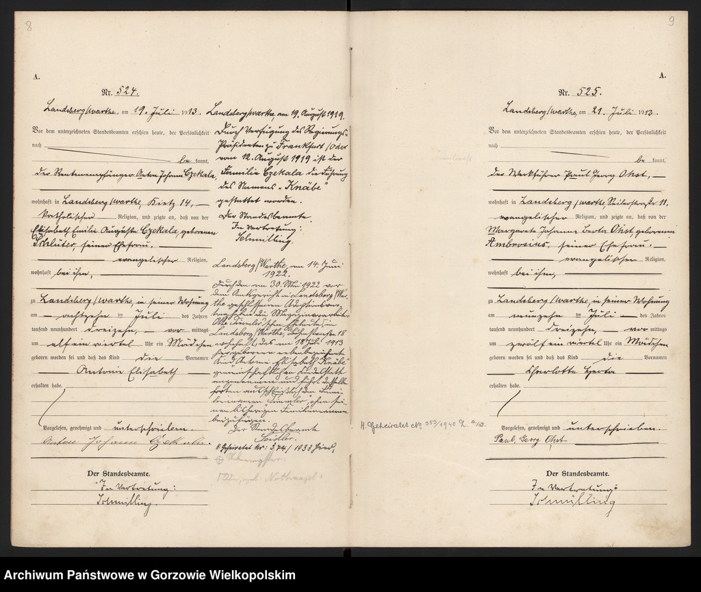 Obraz 7 z jednostki "Geburts Register t. 2 (517-961)"