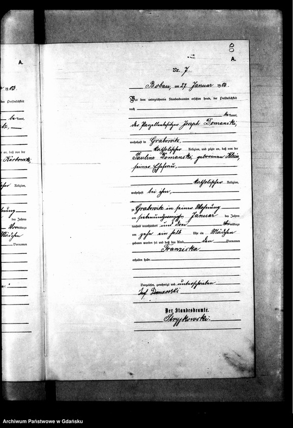 image.from.unit.number "Księga urodzeń "