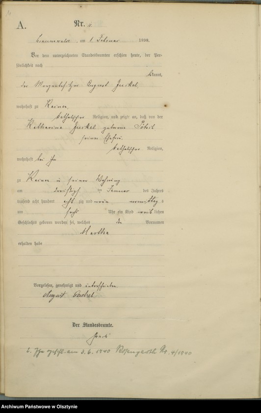 image.from.unit.number "Geburts-Haupt-Register Nr 1 - 78"
