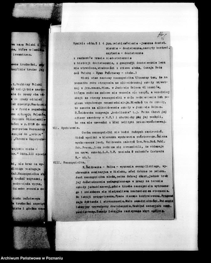 Obraz 19 z jednostki "Prywatna Szkoła Powszechna z niemieckim językiem nauczania Strzyżewo powiat Gniezno"