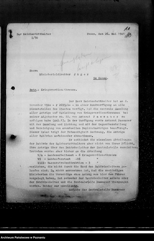 Obraz 15 z jednostki "Wykazy osób proponowanych do odznaczenia z urzędów terenowych"