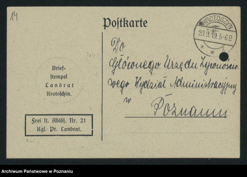 Obraz 16 z jednostki "[Statystyka produkcji rolnej - wynagrodzenia za oszacowanie plonów w 1919 roku]"