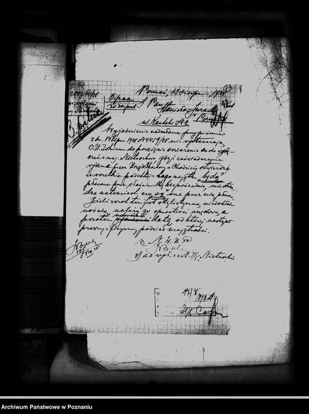 Obraz 16 z jednostki "/Majętność Nietuszkowo powiat chodzieski wyłączenie z art.. 4 i 5/ ustawy o wykonaniu reformy rolnej"