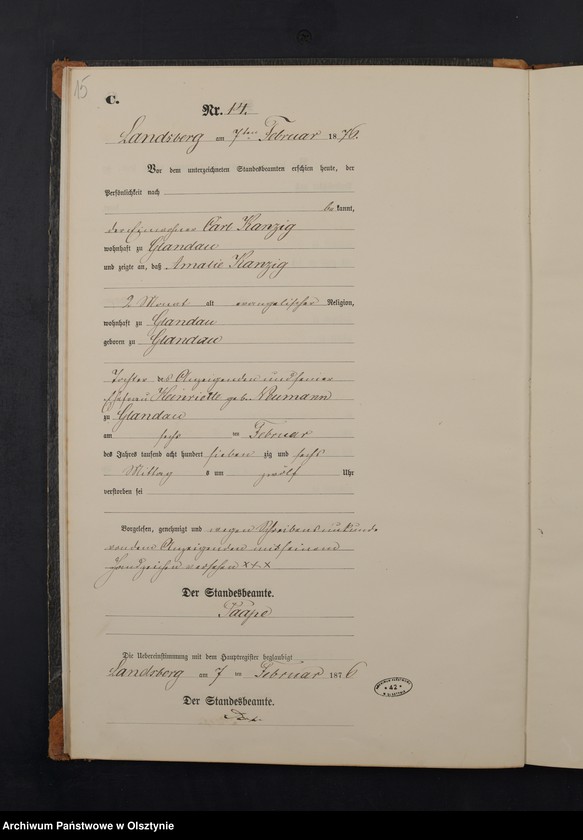 image.from.unit.number "Sterbe-Neben-Register Nr 1 - 64"