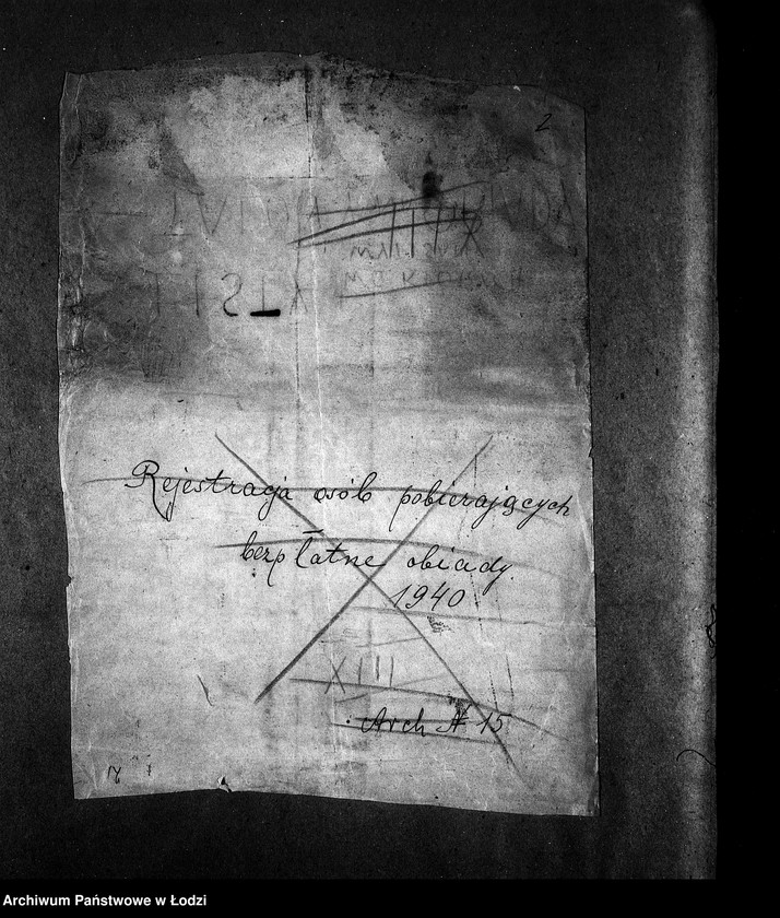 Obraz 5 z jednostki "[Spisy robotników Wydziału Robót Publicznych otrzymujących talony na bezpłatne obiady]"