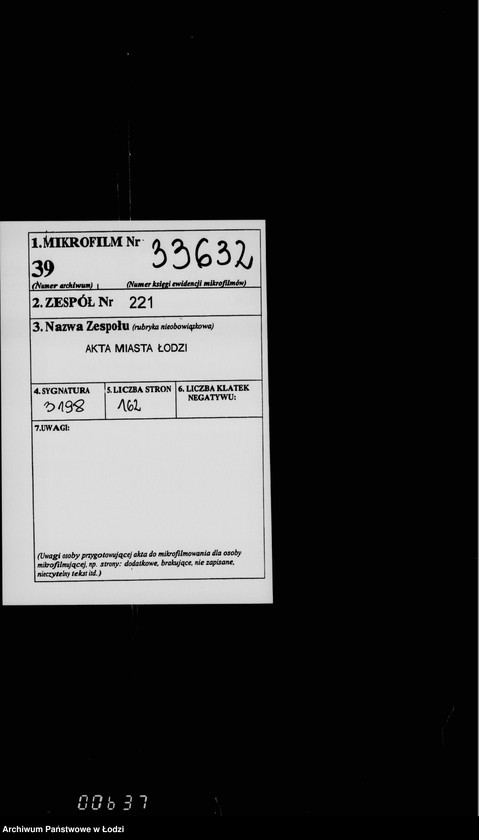 Obraz 2 z jednostki "O zamoščenji ulicy Karolevskoje šosse ot Lonkovoj do territorji Lodzinskoj Fabričnoj Železnoj Dorogi"