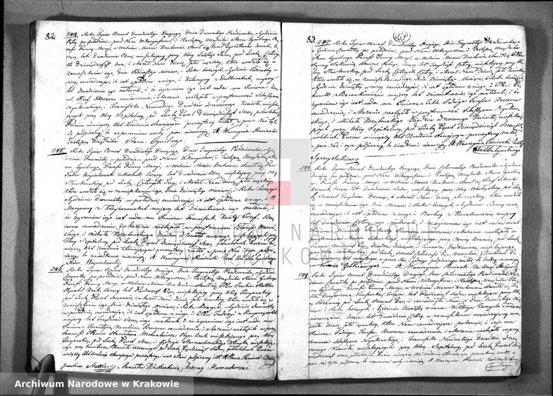 image.from.unit.number "AKTA. Urodzin; Uznania, i Przysposobienia Parafii Panny Maryi w Krakowie, sporządzone na Rok 1822. zaczynające się od Dnia Pierwszego Stycznia, a Konczące się w ostatnim Roku tegoz"