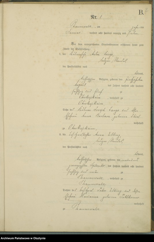 image.from.unit.number "Heiraths-Haupt-Register Nr 1 - 10"