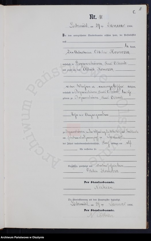 image.from.unit.number "Sterbe-Neben-Register Nr 1 - 78"