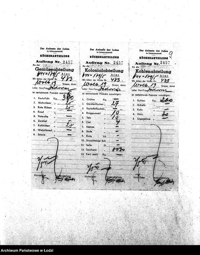 Obraz 12 z jednostki "[Kuchnia nr 433, ul. Wolborska 19. Działalność kuchni]"