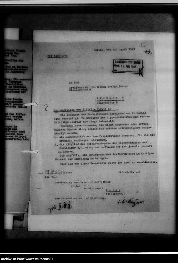 image.from.unit.number "Berufssippenforschervorschriften"
