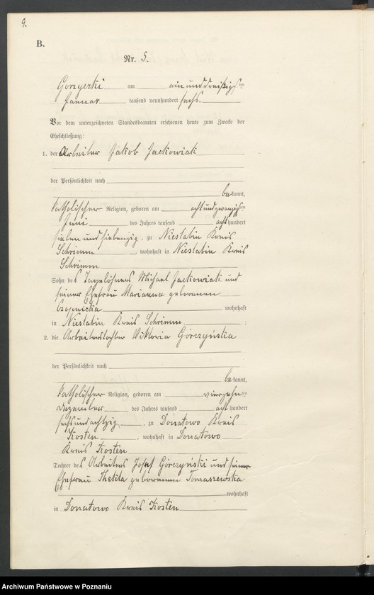 Obraz 11 z jednostki "Heiraths-Haupt-Register"