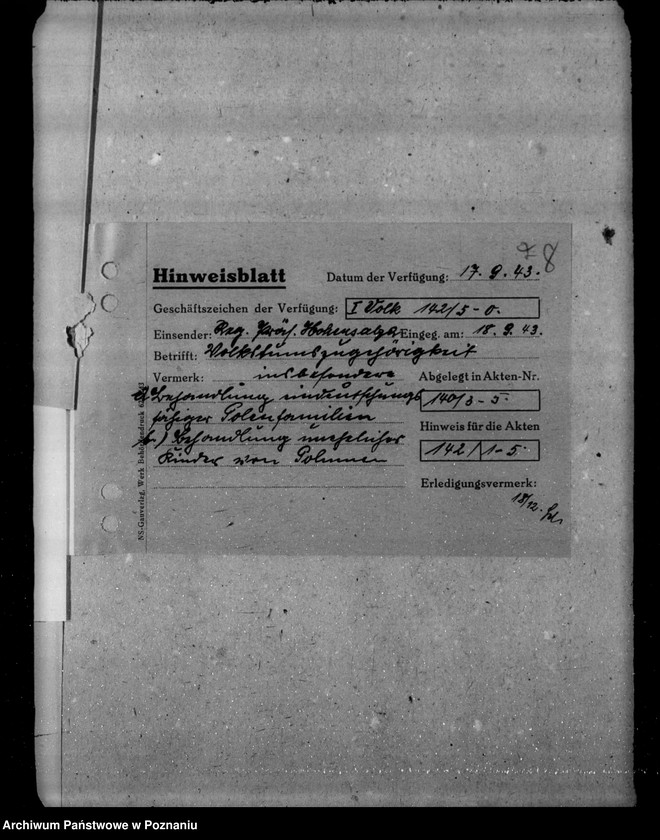 Obraz 12 z jednostki "Niemczenie ludności polskiej"