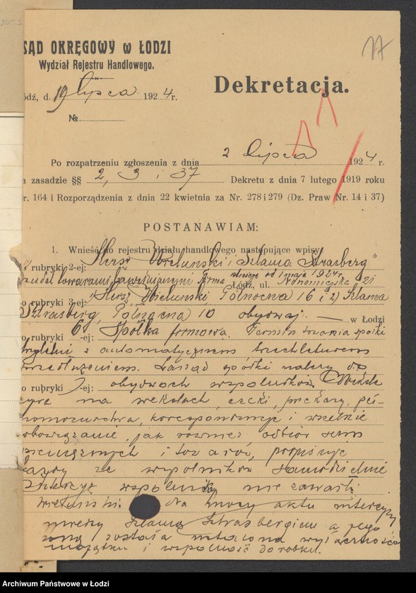 Obraz 19 z jednostki "Hern Wieluński i Szlama Sztrasburg- sprzedaż garderoby"