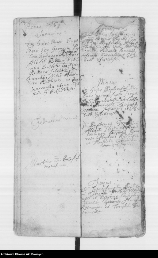 image.from.unit.number "Parafia: Żydaczów. Dekanat: Stryj. Księga metrykalna chrztów 1657-1708 i ślubów* 1657-1677, 1683-1708 dla całej parafii."