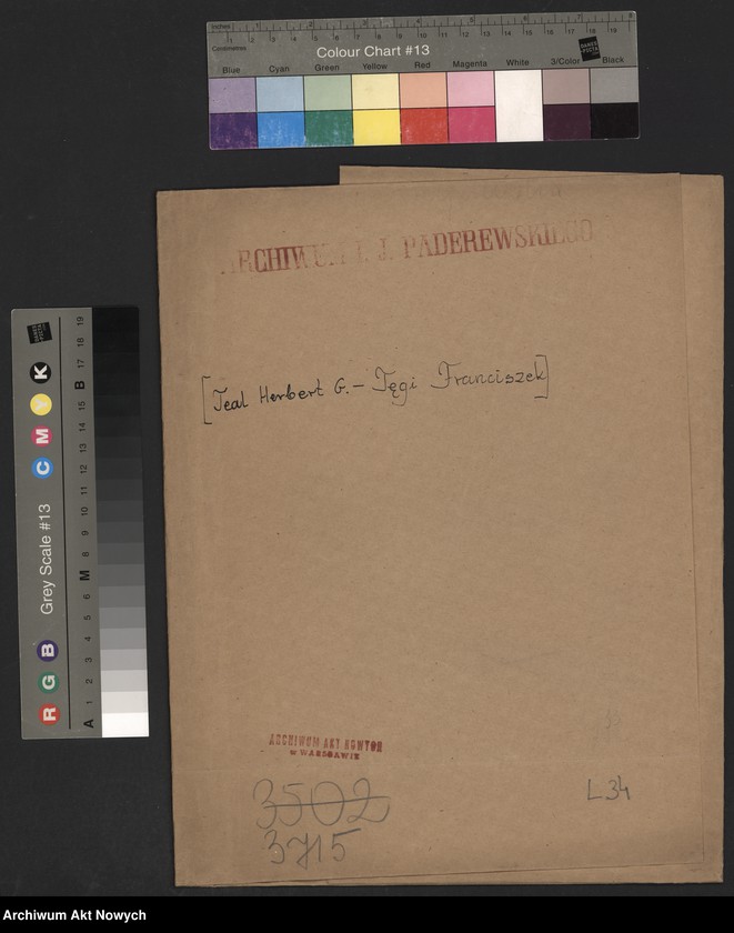 image.from.unit.number "Teal Herbert G. - Tęgi Franciszek; Rękopis Kazimierza Tetmajera "słowa do kantaty" przechowywany oddzielnie"